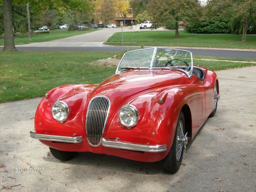 Xk 120 c-type ots red bk/bk outstanding cond.pict's. c-rparker@sbcglobal.net