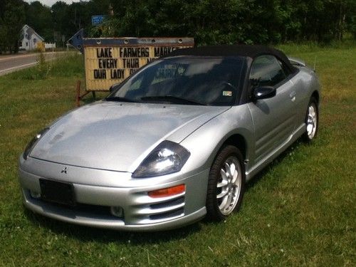 2002 mitsubishi eclipse spyder gt convertible 2-door 3.0l