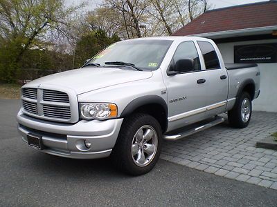134k miles clean carfax slt 4wd 5.7l hemi we finance crew quad truck v8 4x4 4 dr