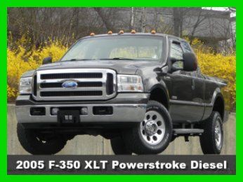 05 ford f350 xlt extended cab short bed 4x4 6.0l powerstroke diesel  no reserve