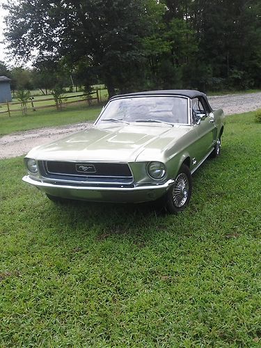 68 mustang convertible