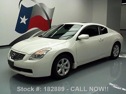 2008 nissan altima 2.5 s coupe sunroof leather 80k mi texas direct auto