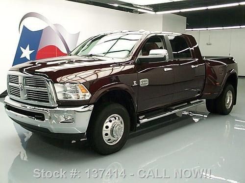 2012 ram 3500 laramie longhorn mega diesel drw 4x4 26k texas direct auto