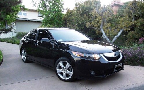 2009 acura tsx sedan, 39k, technology pkg, every option, auto, 34mpg black/black