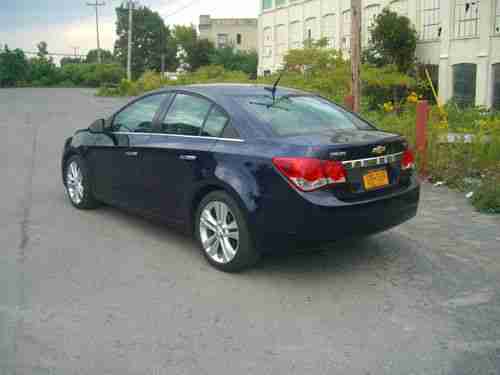CHEVY CRUZE 2011 1.4L TURBO AUTOMATIC BLUE 20K LTZ LEATHER, image 4