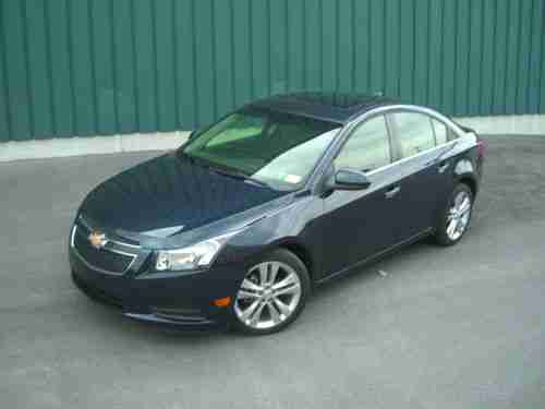 CHEVY CRUZE 2011 1.4L TURBO AUTOMATIC BLUE 20K LTZ LEATHER, image 6