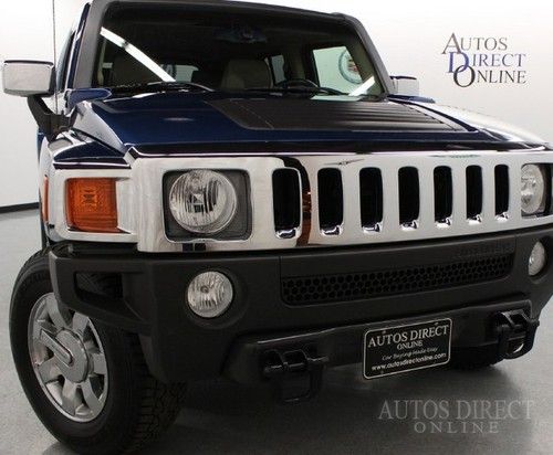 We finance 2006 hummer h3 4wd auto 1sc towpkg susppkg chromepkg 6cd mroof htdsts