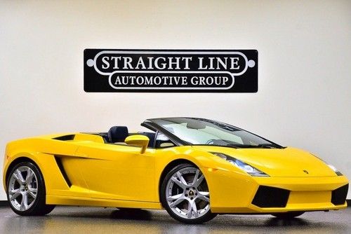 2007 lamborghini spider low miles 6-speed navigation