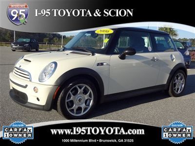 2006 mini cooper s hardtop 1 owner vehicle