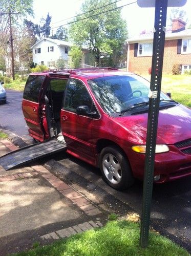 1999 dodge grand caravan le 56k handicap wheelchair ramp ims disability minivan