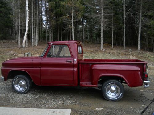 1964 chevy half ton step-side truck maine storage find low orig miles