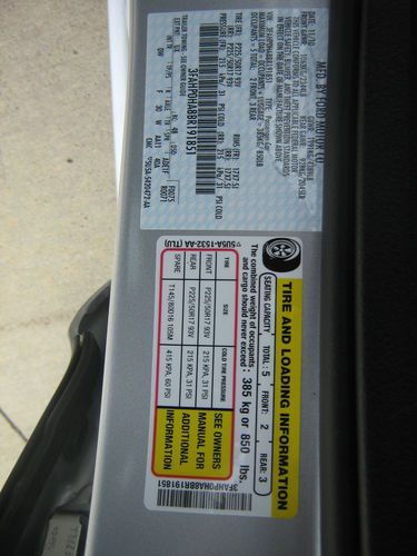 2011 Ford Fusion SE Sedan 4-Door 2.5L, image 10