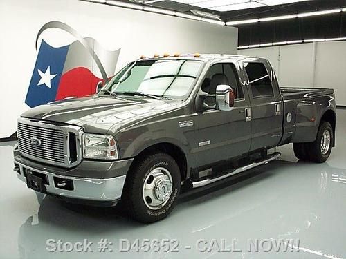 2006 ford f-350 lariat crew diesel drw leather only 56k texas direct auto