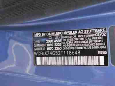 02 Mercedes-Benz CLK55 AMGConvertible Navigation/LeatherSeats/Heated Front Seats, US $14,989.00, image 10