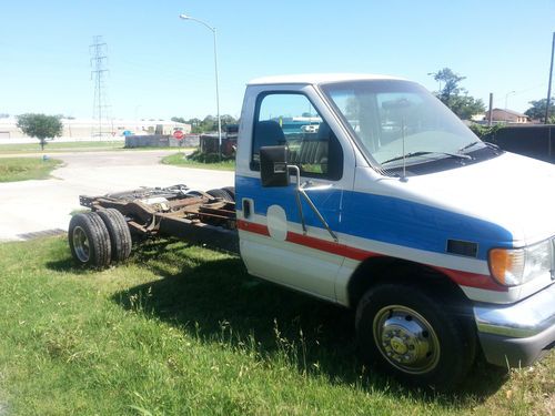 2002 ford e450 cutaway dually - 7.3 low miles - no reserve