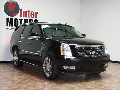 2007 cadillac escalade awd 1 owner black nav-3rd row -sunroof texas