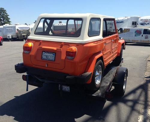 1973 volkswagen thing w/ trailer