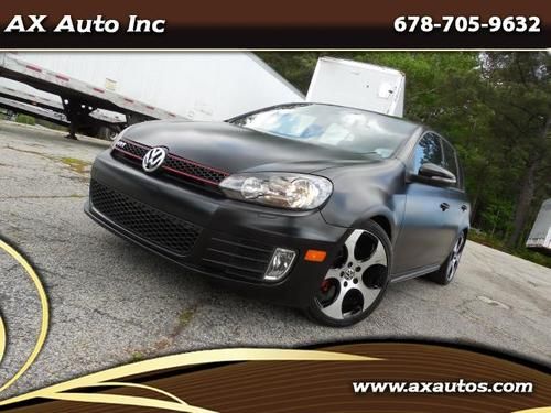 2011 volkswagen gti**matte black**low reserve**manual** 11k miles