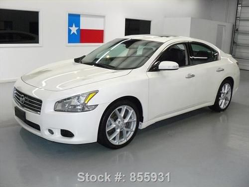 2009 nissan maxima 3.5 sv sport htd leather sunroof 25k texas direct auto