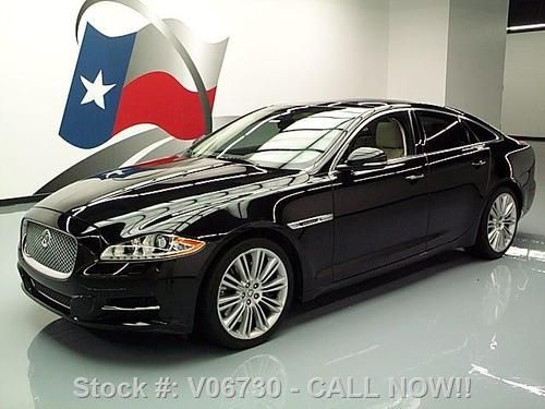 2011 jaguar xj supercharged pano sunroof nav 20's 27k texas direct auto