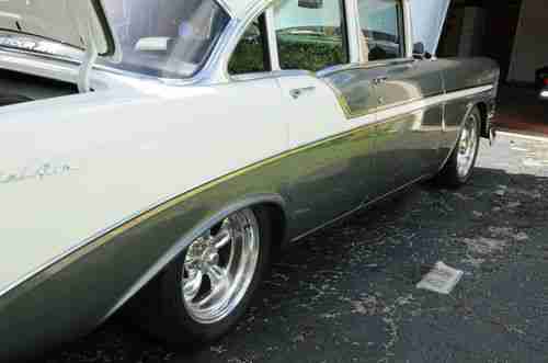 1956 Chevrolet Bel Air 4 Door, Resto Mod, Straight and rust free body, image 2