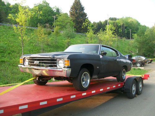 1972 chevelle malibu sport coupe corvette ralleyes posi many ss parts no reserve