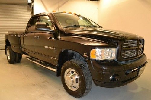 Dodge ram 3500 laramie 4x4 6cyl 5.9l diesel heated leather keyless clean carfax