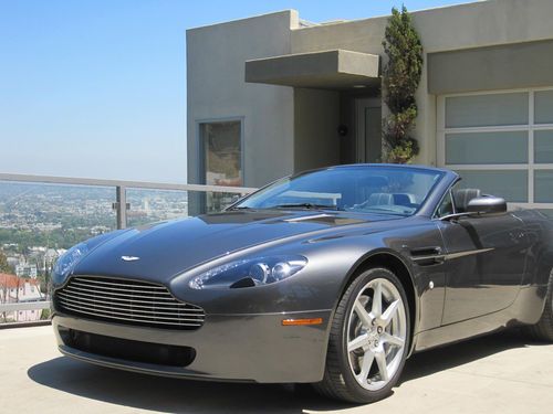 2007 aston martin vantage convertible two tone interior automatic low miles v8