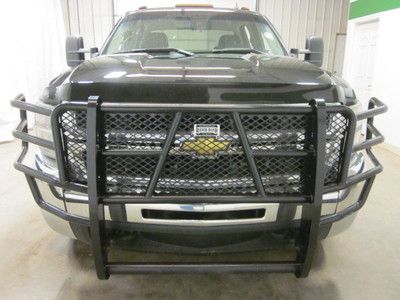 Black Chevrolet Silverado 3500 Crew Cab Service Utility Truck Duramax Diesel 4x4, image 5