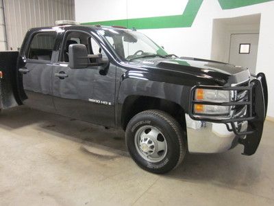 Black Chevrolet Silverado 3500 Crew Cab Service Utility Truck Duramax Diesel 4x4, image 8