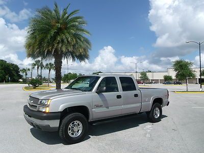 Chevy 2500hd crew cab lt 4x4 6.6 duramax turbo diesel gooseneck florida truck