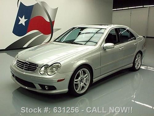 2005 mercedes-benz c55 amg htd seats sunroof nav 76k mi texas direct auto