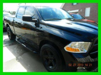 2012 ram 1500 st quad cab 5.7l v8 automatic rwd black keyless access cd