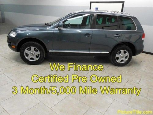 07 4wd 4x4 touareg sunroof leather certified heated seats texas