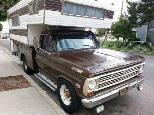 Classic vintage 1969 f250 + camper no reserve rare ( f100 f150 f350 f450 f550 )