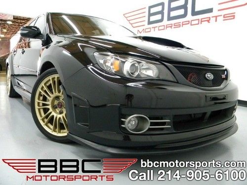 2008 subaru impreza wrx sti w/gold wheels awd clean carfax low miles!