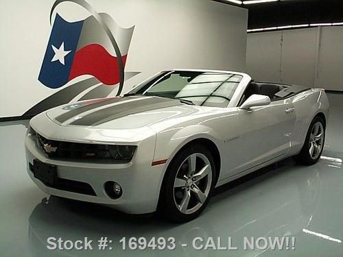 2012 chevy camaro 2lt rs convertible hud htd seats 7k! texas direct auto