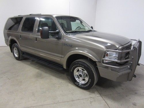 2005 excursion turbo diesel powerstroke eddie bauer 4x4 4wd 1 owner dvd 100+pix