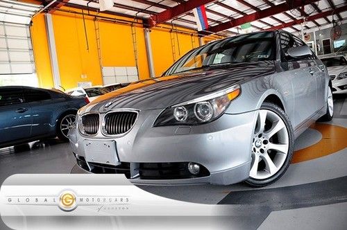 05 bmw 545i premium sport parking-sensors moonroof rear-sunshades