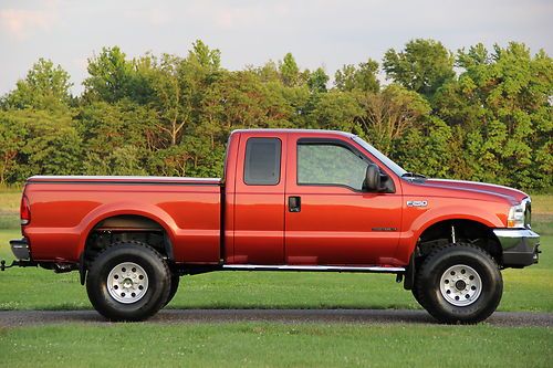 1999 ford f250 xcab lifted 7.3l diesel 6spd 57k actual miles 4x4 mint no reserve