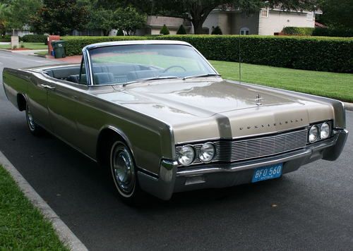 Last year suicice doors - 1967 lincoln continental convertible -  59k orig mi