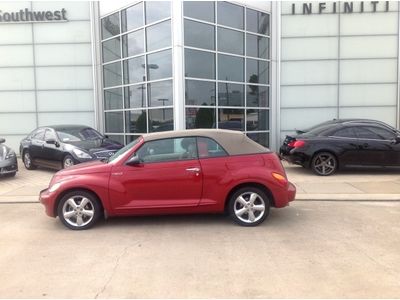 2005 pt cruiser gtconvertible 2.4l leather one owner