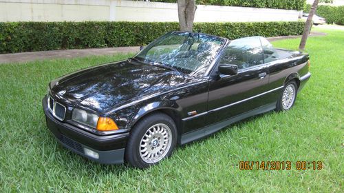 1995 bmw 318ic triple black convertible awesome super low miles 30 mpg