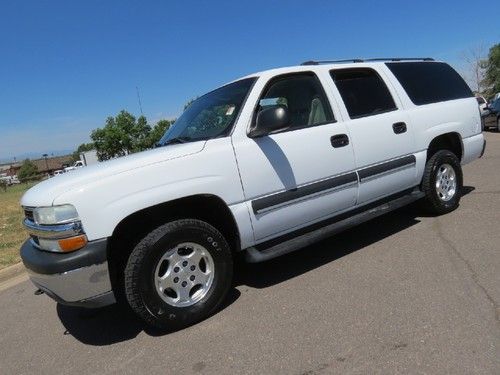 2004 chevrolet suburban 1500 ls 4x4 local trade runs great newer tires 8 passngr