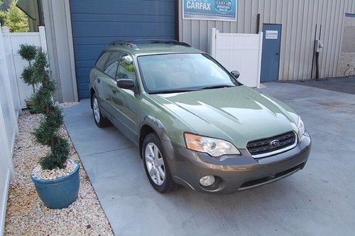 Warranty one owner 2006 subaru legacy outback 2.5 awd wagon alloy fog cd 06 wgn