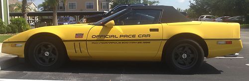 Pristine! 1986 chevrolet corvette indianapolis 500 pace car convertible 5.7l