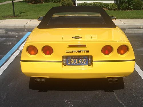 Pristine! 1986 Chevrolet Corvette Indianapolis 500 Pace Car Convertible 5.7L, US $21,900.00, image 4