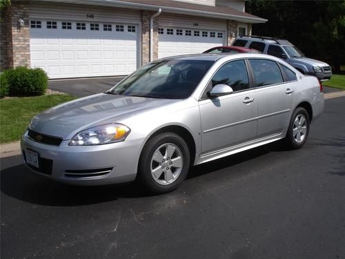 2008 chevrolet impala lt flexfuel car 3.5l v6 4 door silver  *new tires*