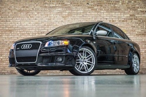 2007 audi rs4 sedan! rare find w/ only 30k miles! premium! blk wood! clean!