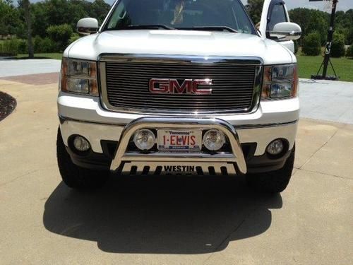 2007 gmc sierra 1500 custom white crew cab pickup 4-door 5.3l